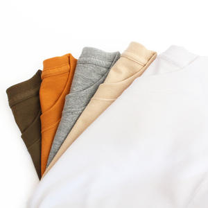 Camisetas de cuello redondo personalizadas para hombres, camisa sólida de calidad y servicio, venta al por mayor - Product Image 6