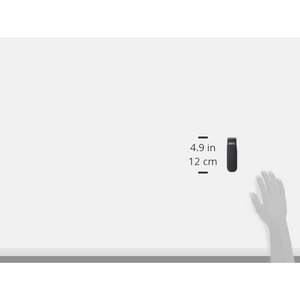 Tondeuse à cheveux professionnelle de poche, lame réglable en acier inoxydable, alimentation USB, pour la rasage en voiture, noire caoutchoutée, version US - Product Image 1