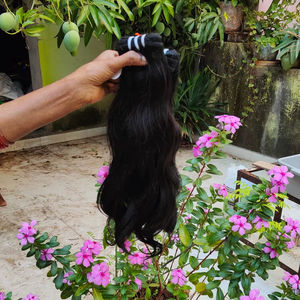 Temple vierge vague d'eau 100% donneur unique dessiné Double trame armure de cheveux humains non transformés cuticules alignés faisceaux de cheveux - Product Image 1