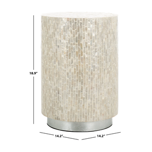 โต๊ะกาแฟทำมือจากเปลือกหอยมุกสุดหรู ทนทาน เป็นมิตรกับสิ่งแวดล้อม สไตล์โบโฮโบราณ สีครีม สำหรับห้องนั่งเล่น เฟอร์นิเจอร์เวียดนาม - Product Image 2