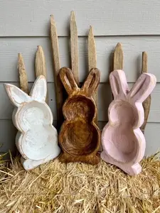 Bol à pâte en bois de vache ferme rustique cadeau Unique pour bétail décor occidental bols à pâte en bois d'acacia - Product Image 6