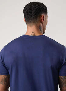 เสื้อยืดคอกลมผ้าคอตตอนไซส์ใหญ่พิเศษสำหรับผู้ชายเสื้อเข้ายิมผ้ายีนส์5% คอตตอน95% - Product Image 3