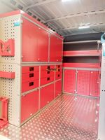 Gabinetes de Almacenamiento de Aluminio de Alta Calidad OEM DT-120-38 para Uso Industrial, con 15 Cajones, Diseño Contemporáneo, Electroestático