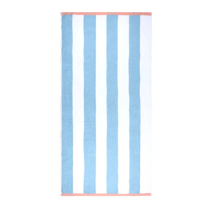 Toalla de Playa Extra Grande de Alta Calidad, Secado Rápido, Estampado de Rayas, Personalizada, al por Mayor, Estilo Tropical - Product Image 1