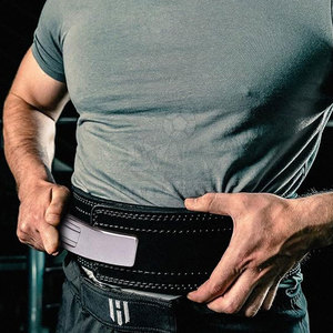 Cinturón de Levantamiento de Pesas Unisex 2024 de Alta Calidad, de Cuero Vacuno y Neopreno, Antideslizante, con Hebilla Personalizable con Logotipo y Colores a Medida, para Fitness y Seguridad - Product Image 3