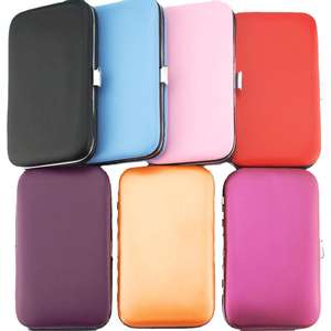 Ensemble de manucure et de pédicure à domicile en acier inoxydable de 7 pièces coupe-ongles portables pour cuticules et Nail Art boîte-cadeau avec logo personnalisable - Product Image 6