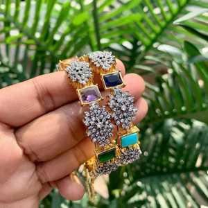 สร้อยข้อมือสแตนเลสชุบโรเดียมชุบเงินเป็นของขวัญ - Product Image 2