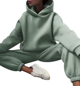 2025 femmes mode ensemble femmes survêtement personnalisé respirant 100% coton vente chaude tendance Design mode survêtement pour les femmes - Product Image 6