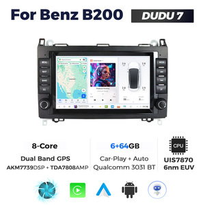 DUDU7 วิทยุติดรถยนต์ระบบ Android 7870 รุ่นใหม่ล่าสุด หน้าจอสัมผัส รองรับ OTA Upgrade BT WIFI 4G สำหรับรถเบนซ์ B200 ขนาด <span class=keywords><strong>8</strong></span> นิ้ว พร้อม Car Play และ Android AUTO - Product Image 2