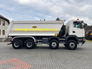 รถบรรทุกดัมพ์มือสอง ปี 2018 รุ่น G450 ขับเคลื่อน 8x4 เครื่องยนต์ดีเซล เกียร์อัตโนมัติ ความจุ 40 ตัน รถบรรทุกมือสองสำหรับงานวิศวกรรมขนส่ง รถดัมพ์ - Product Image 3