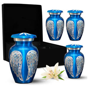 Superior Handcrafted Premium Metal Keepsake Urn for Human & Pet Ashes Gift <b>Box</b> for Funeral <b>Memorial</b> Ceremony - Product Image 5