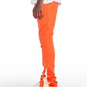 Custom Logo High Quality Material Made <b>Flared</b> <b>Sweatpants</b> High Street Style Breathable Men Flare <b>Sweatpants</b> - Product Image 5