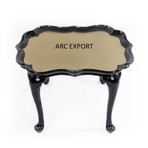 Table basse de grande taille en acier inoxydable poli miroir Table basse ronde de luxe pour mariage et centre de villégiature - Product Image 2