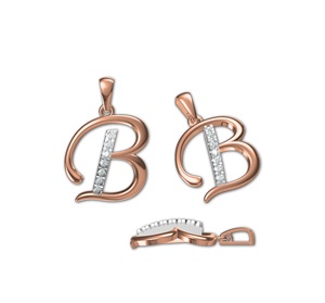 Elegante collar con colgante personalizado de alfabeto B de 14K para mujer, elegante abalorio de letras chapadas en oro, regalo perfecto para ella - Product Image 4