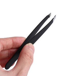 Juego de Pinzas para Cejas de Acero Inoxidable, Profesionales, Duraderas, de Venta al Por Mayor de Fábrica, con Punta Plana y Curva para Dar Forma a las Cejas - Product Image 6