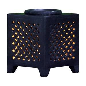 Square Shape New Design Pure Natural Soapstone <b>Aroma</b> Oil Burner And With Top Class Product For Home Dcpration And Gifts Item - Product Image 1