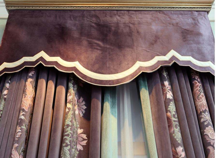 ผ้าสีม่วง "ความกว้าง2.8, ความสูงซื้อ"