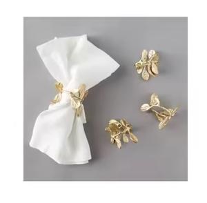 Servilletero de latón con estilo de alto perfil para Decoración de mesa de boda, vajilla duradera sostenible de estilo americano - Product Image 6