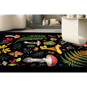 Alfombra con Estampado de Hongos: Moderna, para Exteriores, Fácil de Limpiar, Alfombra de Baño, Alfombra Suave No Tejida - Product Image 2