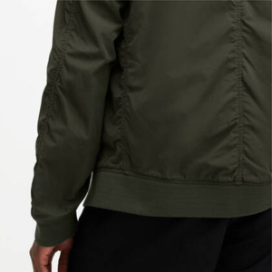 Chaqueta Bomber Verde con Logotipo Personalizado para Hombre, Chaqueta de Invierno de Talla Grande con Cuello Alto, Chaqueta Bomber de Calidad para Hombre, Servicio OEM - Product Image 6