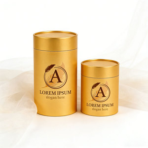 Caja <span class=keywords><strong>de</strong></span> Embalaje Cilíndrica <span class=keywords><strong>de</strong></span> Cartón Kraft, Tubo Redondo para Regalos Ecológicos con Logotipo Impreso en UV <span class=keywords><strong>de</strong></span> Color Personalizado - Product Image 3
