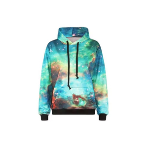 Sudadera con capucha térmica de sublimación para hombre de Color sólido personalizada, ropa de calle informal hecha de algodón, sudaderas con capucha de gran tamaño para hombre con mangas largas - Product Image 2