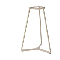 Base de table d'extérieur, base en aluminium avec tubes en acier peint, H73 cm, pour dessus de table rond ou carré
