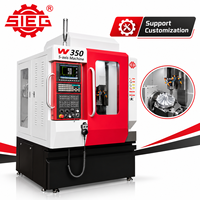 Machine de fraisage CNC compacte 5 axes SIEG W350 ISO20 0-24000 tr/min 12 outils ATC Haute Précision Équipement pour Laboratoire d'Enseignement et Fablab