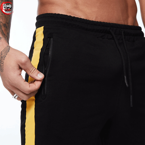Pantalones cortos de gimnasio para hombre personalizados 2025, malla de patrón sólido elegante/algodón, entrenamiento deportivo, ropa para correr, 100% algodón ecológico - Product Image 2