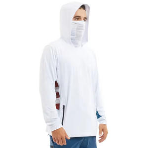 Ropa de pesca de rendimiento para hombres, sudaderas con capucha de manga larga, camisas de pesca impresas por sublimación al por mayor transpirables en tallas grandes - Product Image 4
