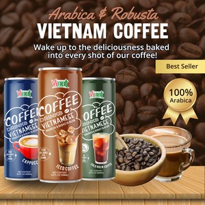 Vietnam Latte Coffee Drink Arabica & Robusta Bean | 250ml (paquete de 24), listo para beber, proveedor mayorista, muestra gratis, OEM ODM - Product Image 4