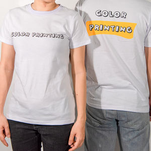 T-shirts pour hommes de haute qualité, formels, solides, logo imprimé personnalisé, séchage rapide, manches courtes, élasthanne/polyester - Product Image 5