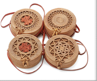 Mode fait à la main en rotin Vintage panier de rangement enfants sac à bandoulière maison forme meilleur cadeau pour filles enfants décor bébé produit