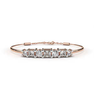 Bracelet en or 18 carats avec diamants de laboratoire - Élégant et éblouissant - Product Image 2