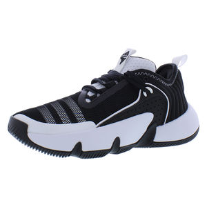 Adidas Trae ไม่จำกัด GS รองเท้าเด็กชายสี: ดำ/ขาว100% ของแท้ - Product Image 1