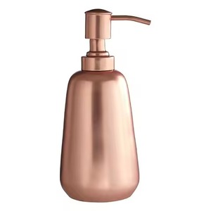 Dispensador de loción en cobre con acabado de chocolate antiguo Perfecto para accesorios de baño elegantes y botella de jabón líquido - Product Image 5