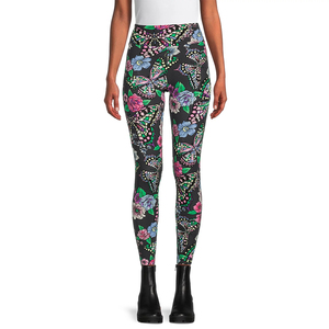 Leggings longs taille haute pour femme, imprimé animal, coupe-vent, poche invisible, extensibles, tricotés, en Spandex et Polyester, 140g, Hiver - Product Image 2