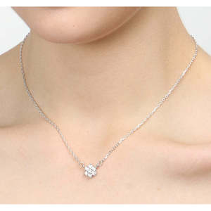 Compre Colgantes de Plata de Ley 925 de Primera Calidad para Mujeres y Niñas, Chapados en Rodio, con Diseños Geométricos de Flores, Topacio, Circonita, Diamante, en Caja Moderna - Product Image 5