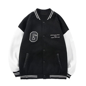Chaqueta de Invierno Personalizada de Alta Calidad a Bajo Precio para Hombre, Chaqueta Letterman con Logotipo Personalizado en Tallas Grandes - Product Image 1