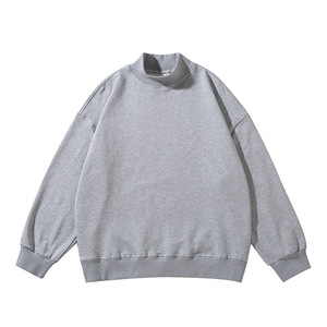<b>Men</b>’s Half Zip Sweatshirt Cotton <b>Fleece</b> Pullover Casual Quarter Zip <b>Top</b> High Quality Half Zip Sweatshirt <b>Men</b> Oversized Crewneck - Product Image 1