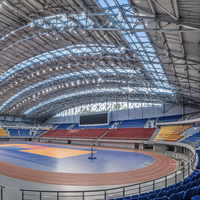 Estructura de Acero Prediseñada Anticorrosión para Estadios, Estructura Metálica de Gran Envergadura para Proyectos de Complejos Deportivos Universitarios