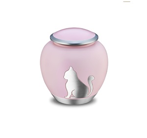 Urna de Metal Estilo Europeo para Mascotas, Grabada a Mano, Acabado Brillante, Mejor Precio al por Mayor, Artículos Funerarios para Mascotas - Product Image 6