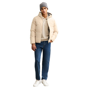 ROYALITE INDUSTRY Men's Winter Puffer Jacket Waterproof Breathable Eco-Friendly Polyester Filled Customizable Fabric Weight - Product Image 1