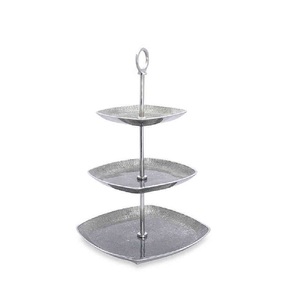 Soporte de Pastel de Acero Inoxidable de Tres Niveles para Servir Postres y Cenas con Aspecto Real - Product Image 5