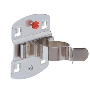 Galvanized Tool <b>Clamp</b> 28 mm with Large Base Plate for Perforated Plates GRID PLATE 5 Pcs/bag - Product Image 1