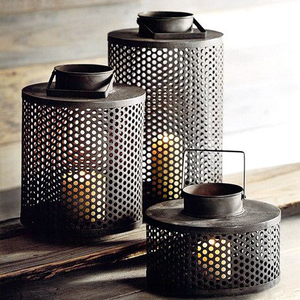 Classical Design Metal Candle Holder Lantern for Garden Outdoor & Christmas Decoration - Product Image 2
