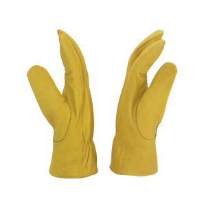 Gants de travail en cuir d'agneau de haute qualité pour hommes et femmes, parfaits pour le jardinage, les travaux de cour et le travail du bois - Product Image 6