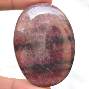 ขายร้อน2022มาใหม่สตรอเบอร์รี่ควอตซ์ปาล์มหิน: ขายส่งพลอยควอตซ์ Palmstone - Product Image 2