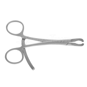 Pince de réduction osseuse 6 pouces petite mâchoire étroite incurvée en acier inoxydable pince de maintien chirurgicale orthopédique pour la chirurgie osseuse - Product Image 3