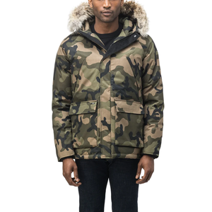 Parka d'hiver épaisse pour homme, grande taille, à capuche, coupe-vent, respirante, écologique, OEM - Product Image 2